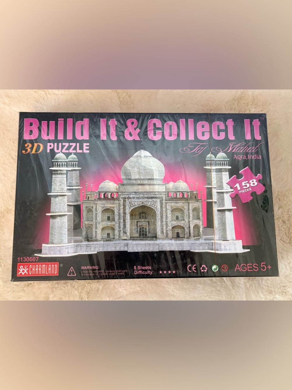 Taj Mahal 3D Puzzle Model - In Original Wrap